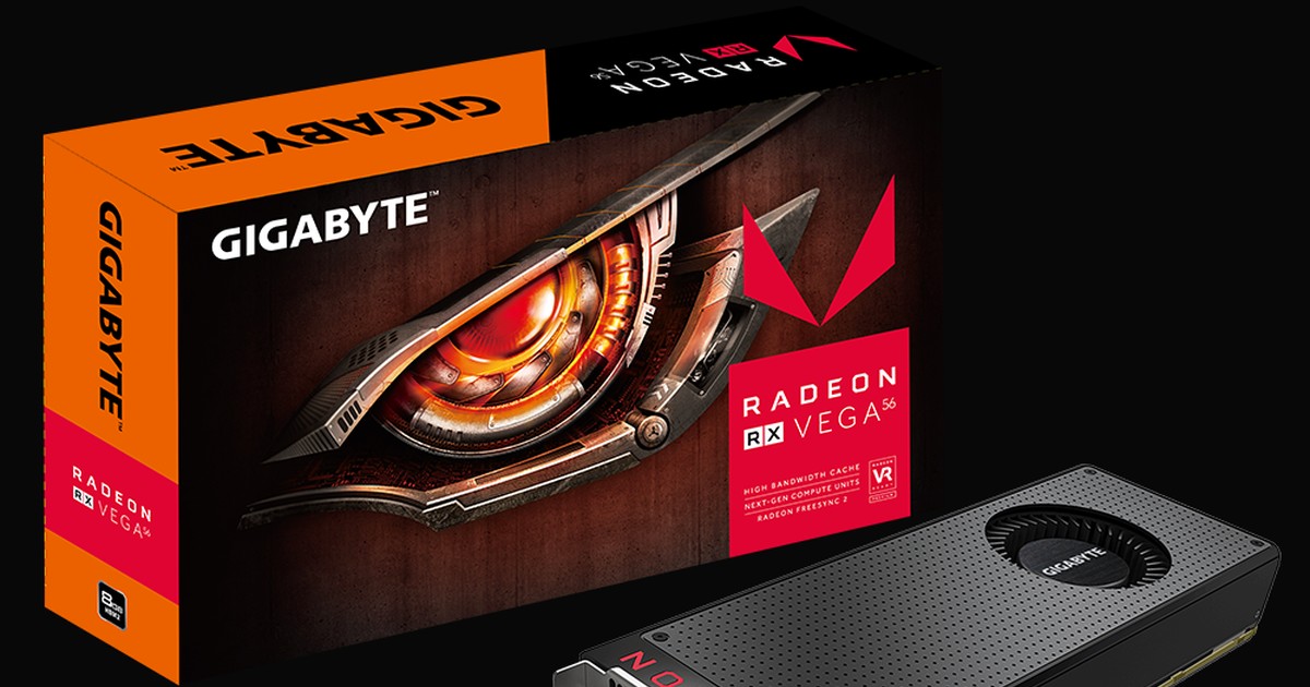技嘉 Radeon RX Vega 56 8G 实物产品图
